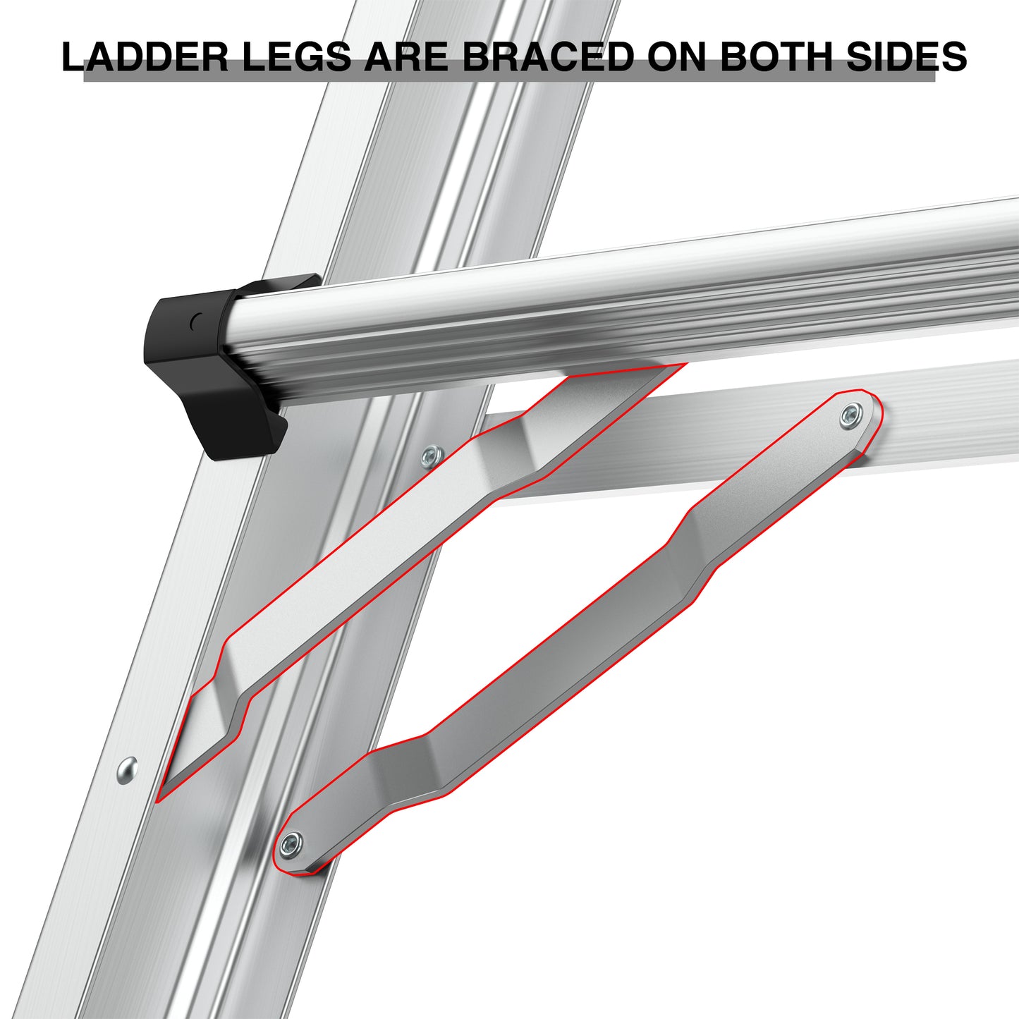 Versatile Wheels-Up Ladder