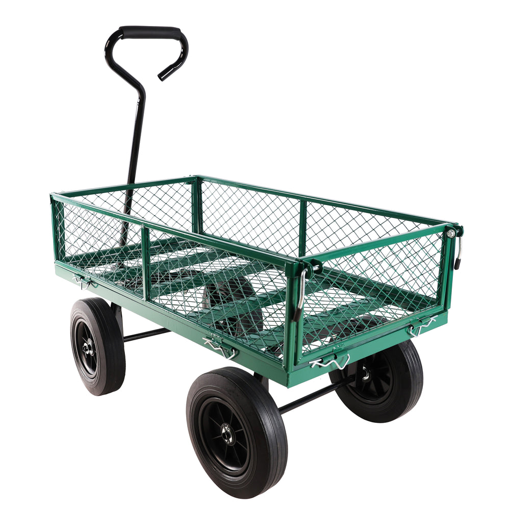 Green Wagon Wheelie: Effortless Garden Transport!