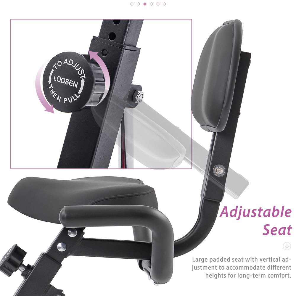 FitFold Bike: Versatile Upright & Recline Workout Station