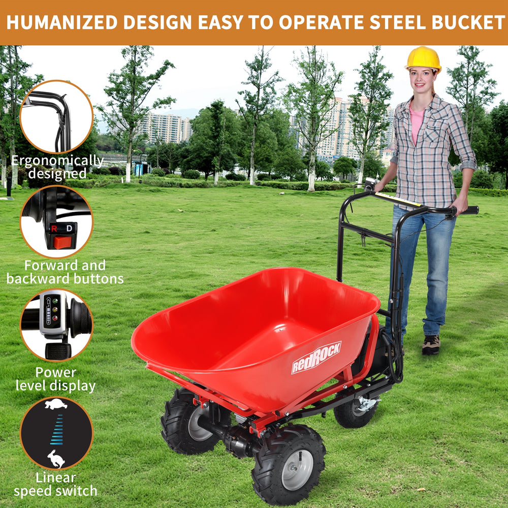 Electric Heavy-Duty Utility Cart