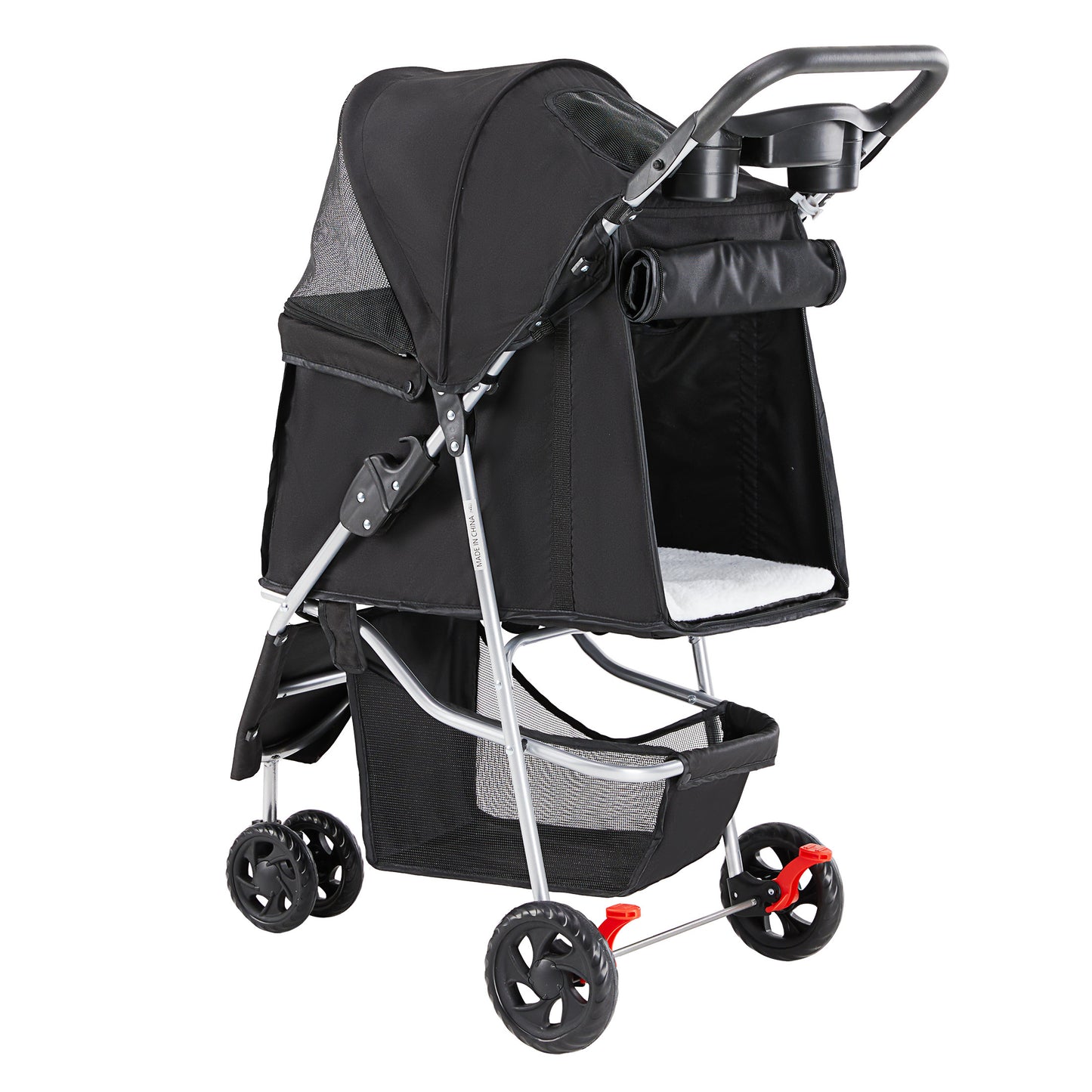 Pawtastic Pet Stroller: Foldable, Lightweight & Ready for Adventure!