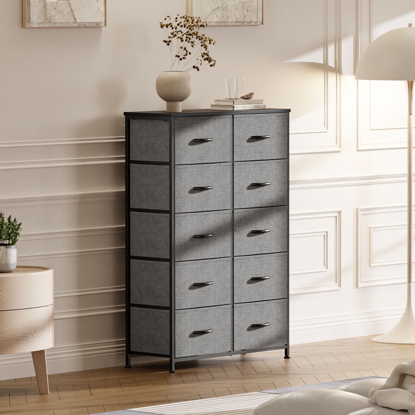 Chic Storage Tower with 11 Drawers