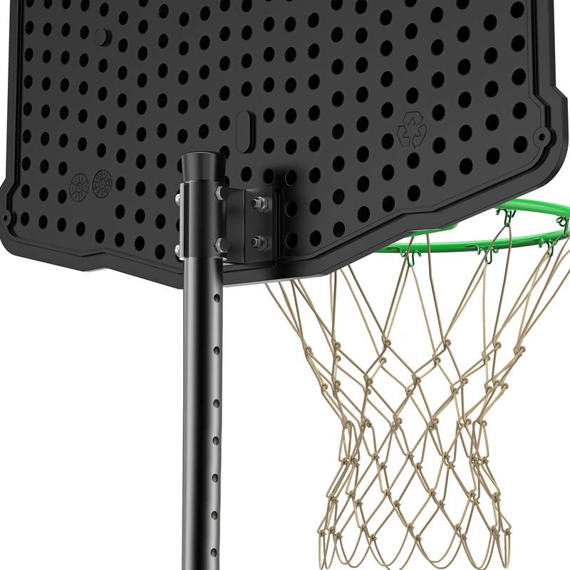 Adjustable Basketball Hoop with Wheels - Perfect for Kids and Youth!