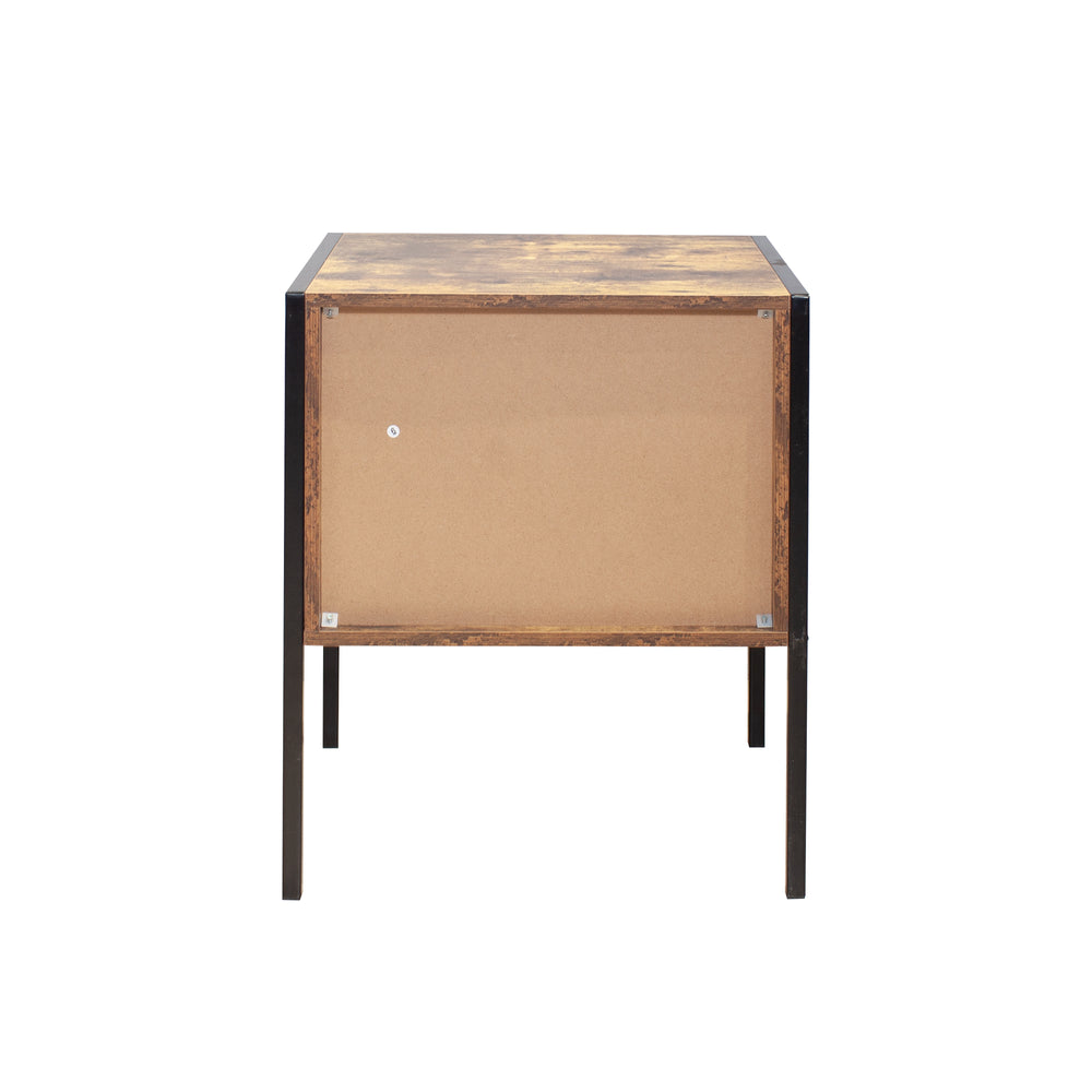 Industrial Chic Nightstand Duo