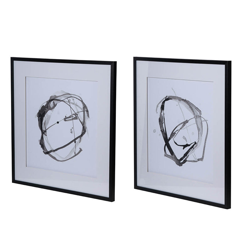 Chic Duo: Modern Abstract Wall Art