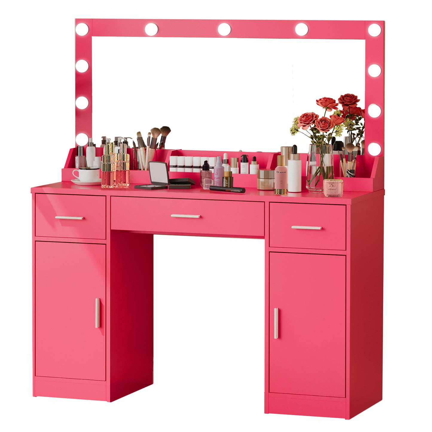 Sparkle & Shine Makeup Vanity in Rose Pink