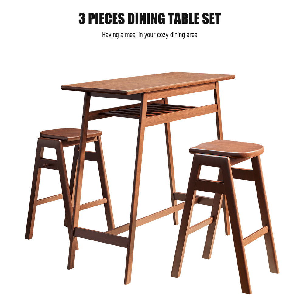 Retro Bar Dining Set for Small Spaces