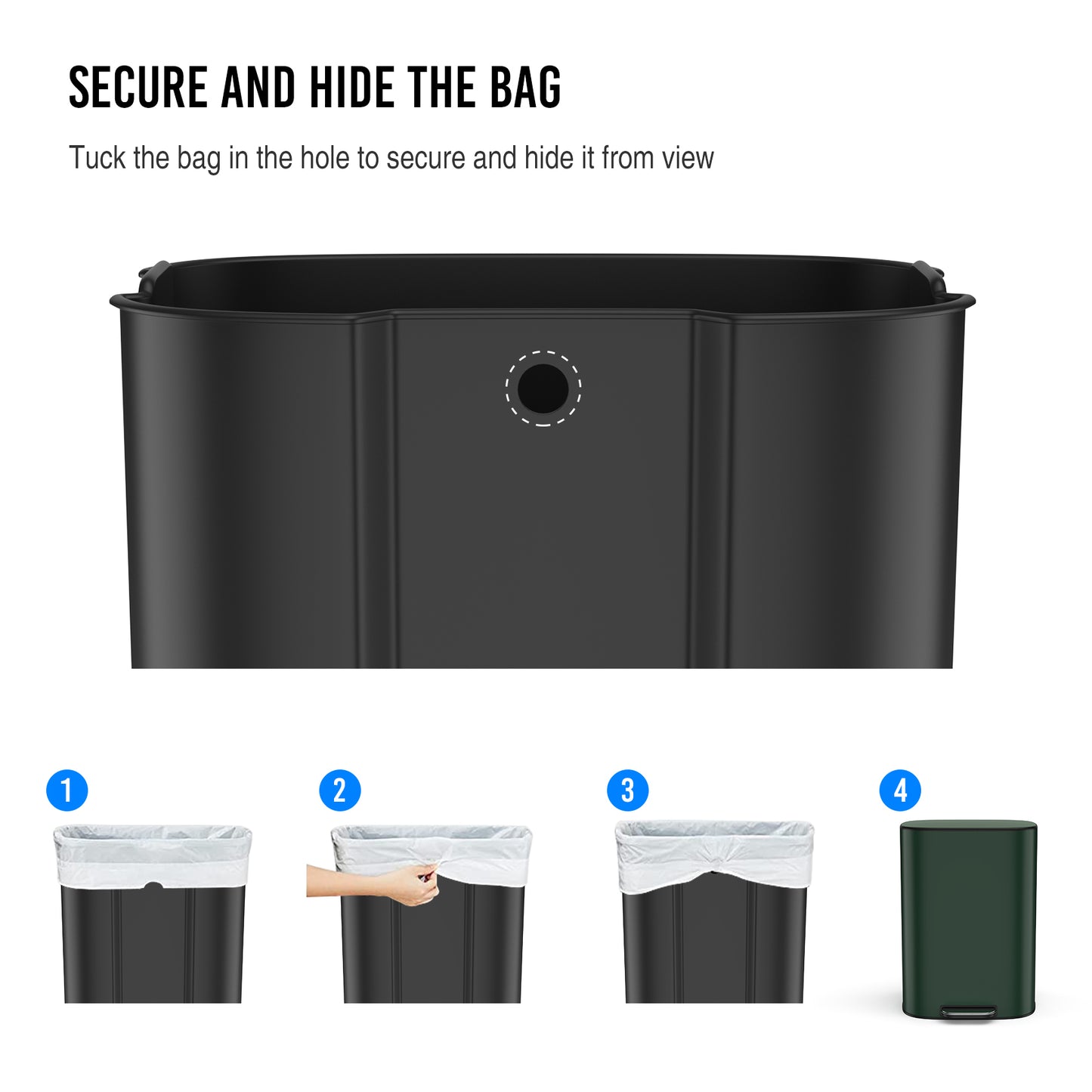 Effortless Eco-Friendly Trash Bin