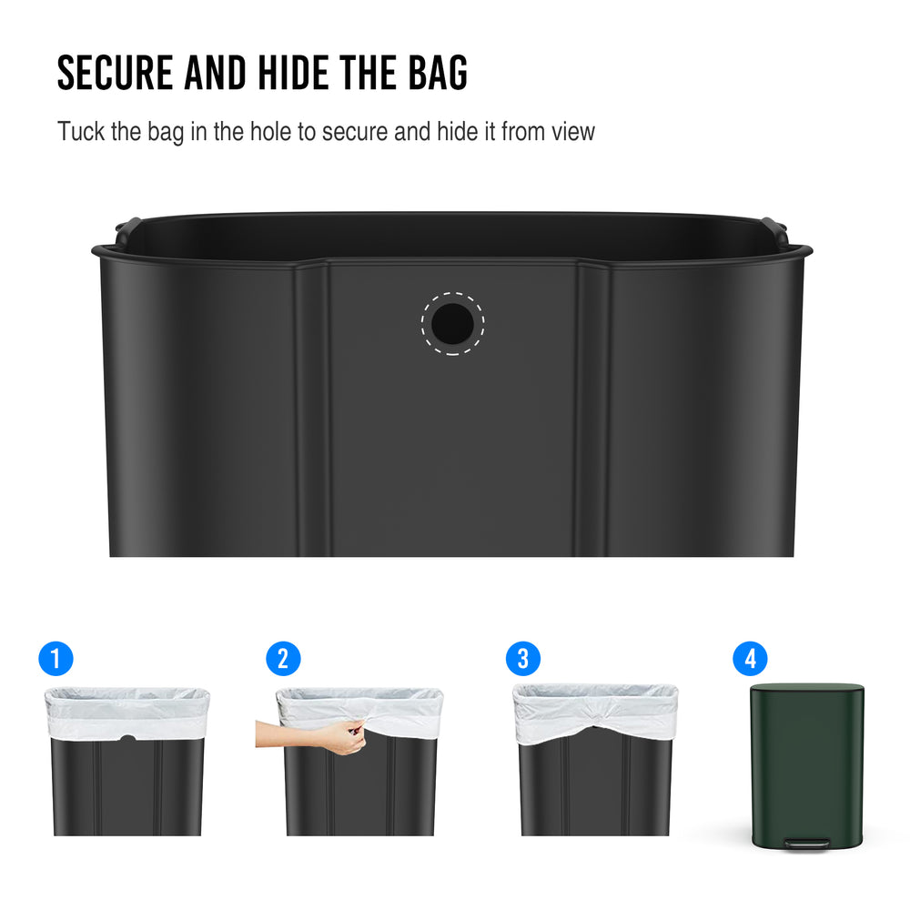 Effortless Eco-Friendly Trash Bin