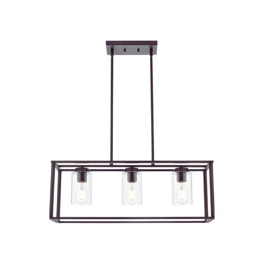 Chic Black Lantern Chandelier for Dining & Kitchen