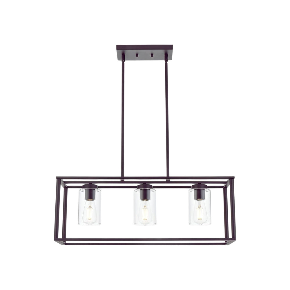 Chic Black Lantern Chandelier for Dining & Kitchen