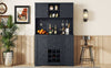 Charming Coffee & Wine Bar Cabinet