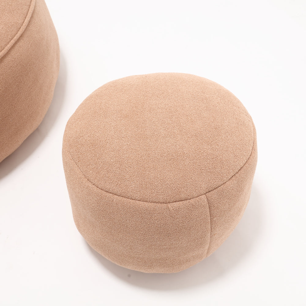 Cozy Comfort Bean Bag Chair with Footrest