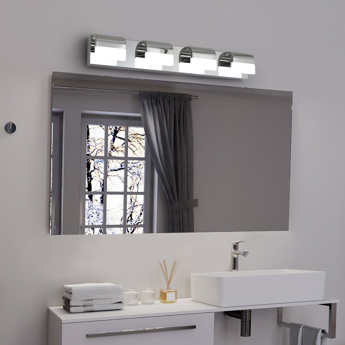 Chic LED Vanity Lights for Bright Bathrooms