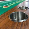 Elegant Poker Haven: LED Oval Table for Ultimate Game Nights