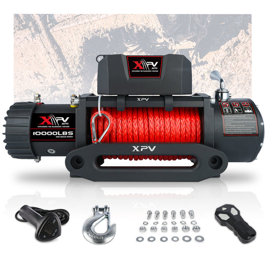 Epic Electric Winch - Ultimate Towing Power for Off-Road Adventures!