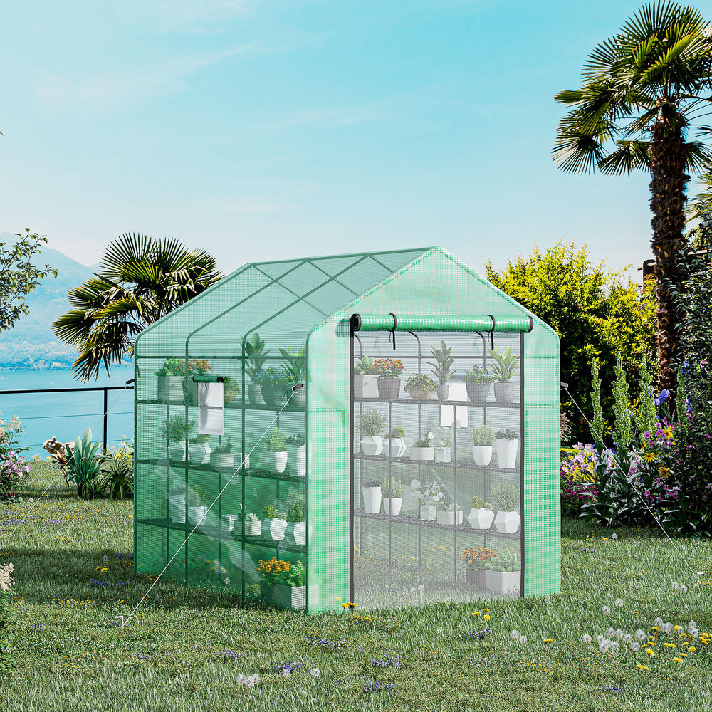 Garden Haven Walk-In Greenhouse - Perfect for Plants and Blooms!