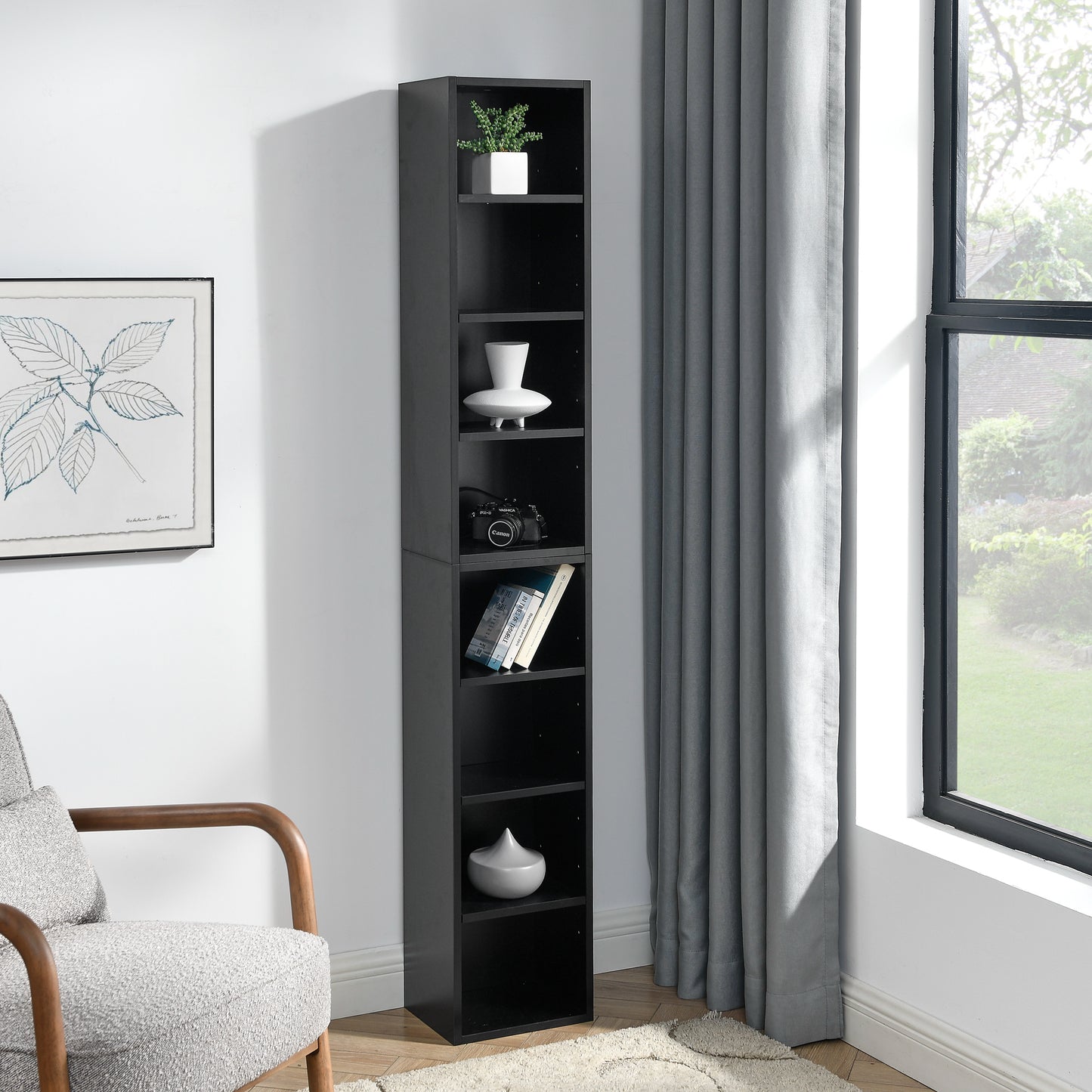 Versatile Media Tower & Bookcase