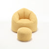 Cozy Foam Bean Bag Chair with Footrest