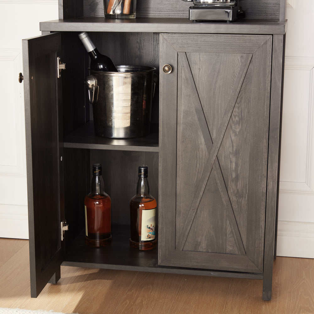 Charming Farmhouse Bar Cabinet