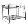 Sandy Black XL/Queen Bunk Bed by ACME