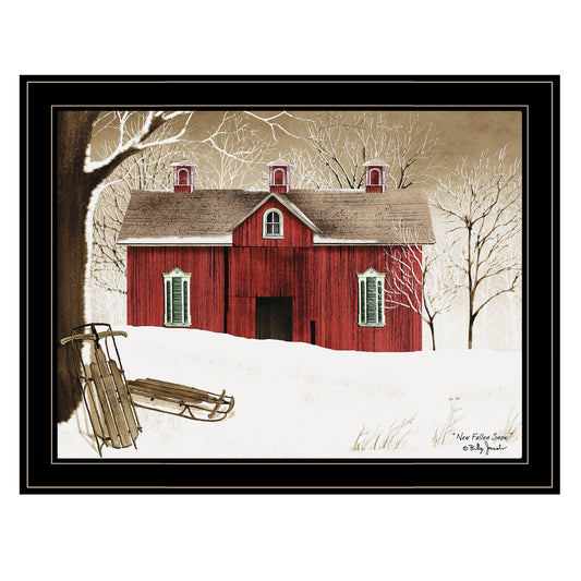 “Fallen Snow Framed Art”