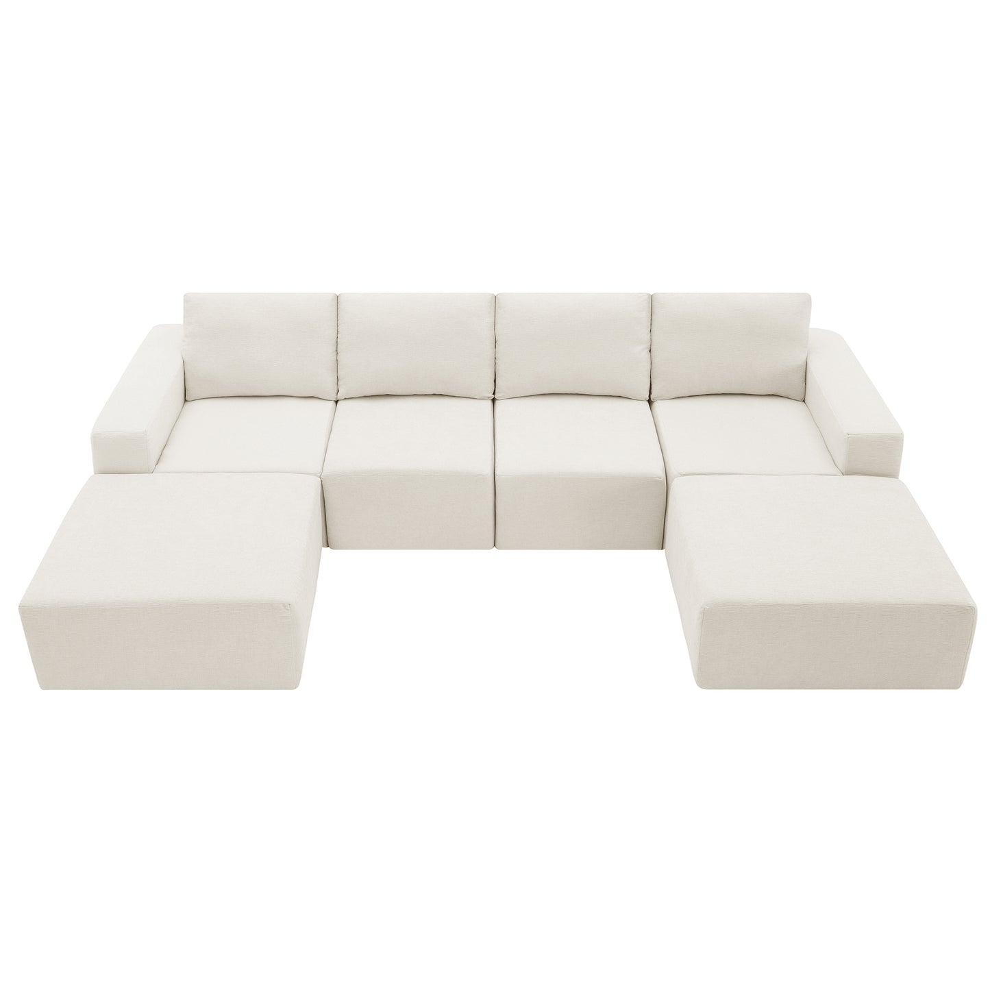 Cozy Luxe U-Shaped Sectional Sofa