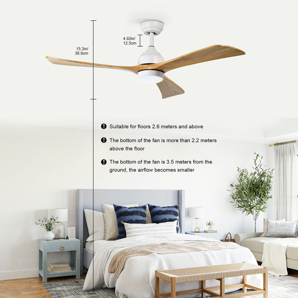 Cozy Breeze Ceiling Fan with Lights & Remote