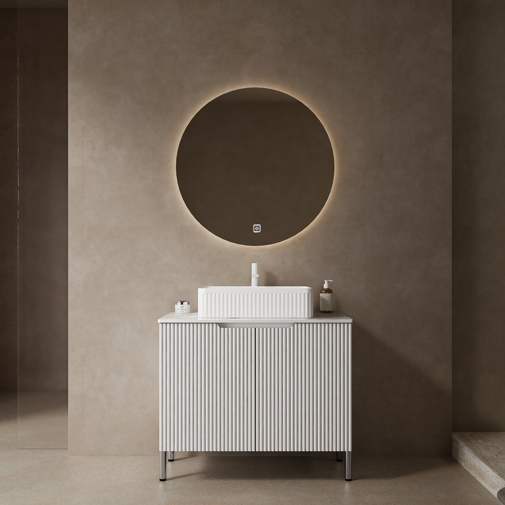 Stylish Freestanding Bathroom Vanity with Sink and Storage