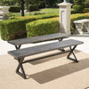 Stylish Outdoor Dining Benches Set