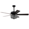 Chic Crystal Ceiling Fan with Remote Control