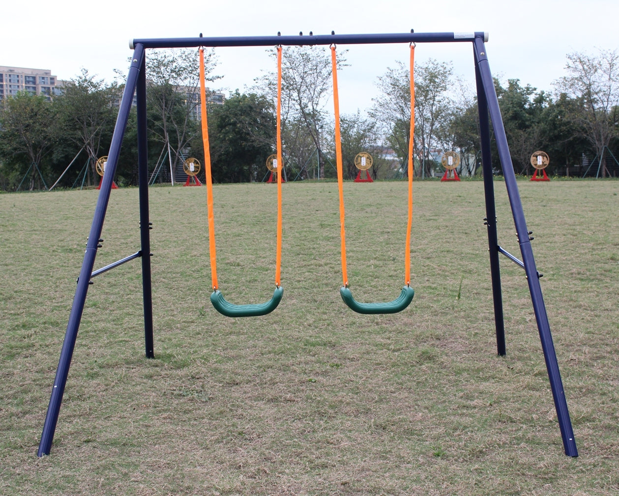 Double Fun Swing Set for Kids