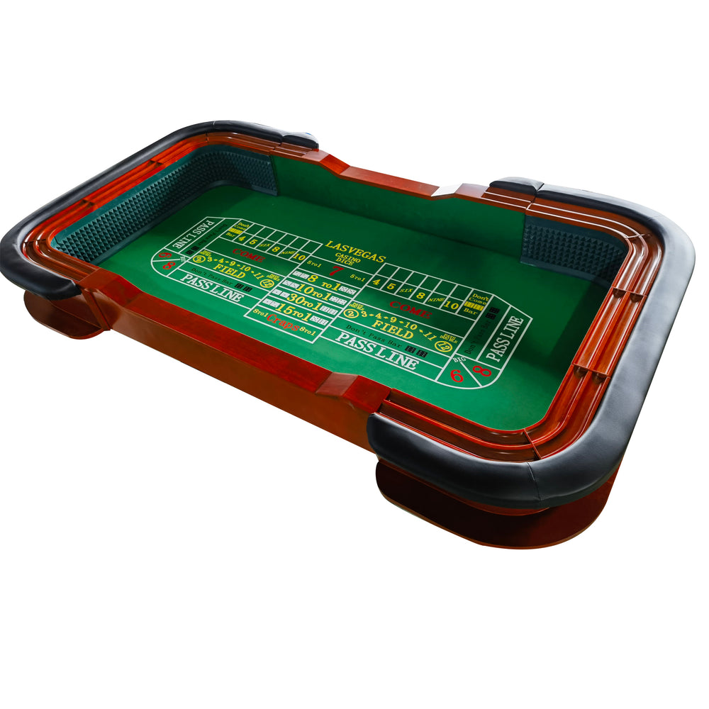 Green Classic Craps & Poker Table Game