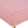 Chic Pink Plush Lounge Chair