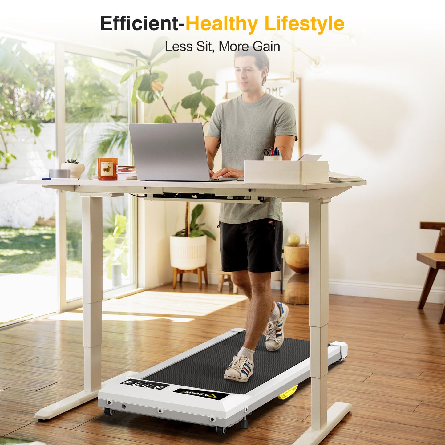 Active Walk: Portable Under Desk Treadmill for Home and Office