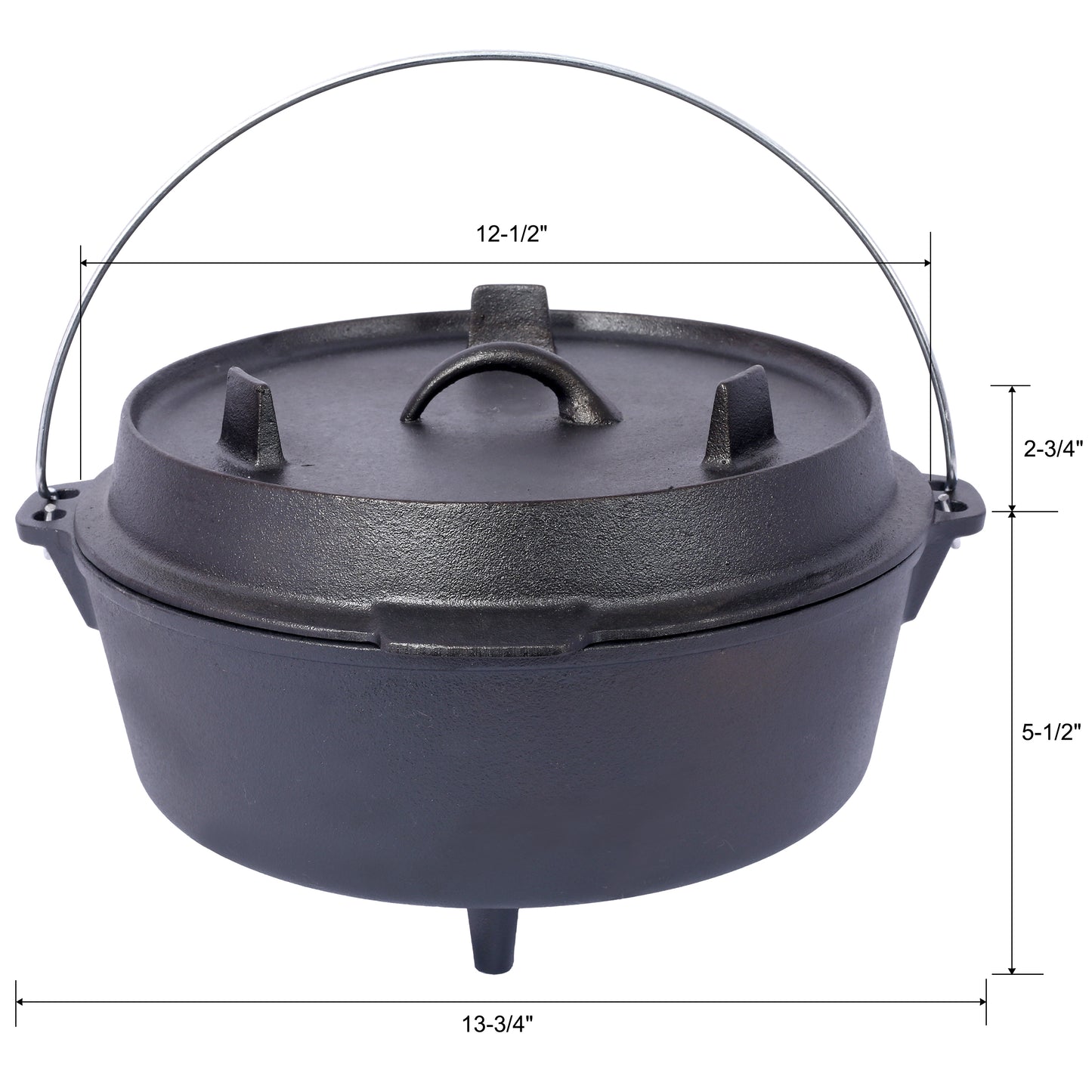 Campfire Cast Iron Dutch Oven with Lid