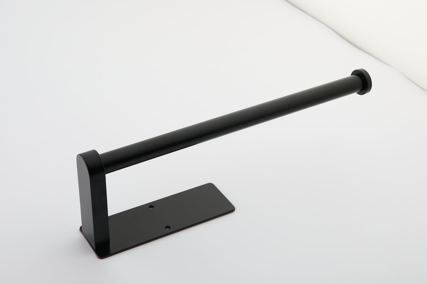 Stick & Store Paper Towel Holders - Sleek Black Duo