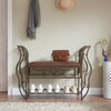 Chic Upholstered Bed Bench with Arms