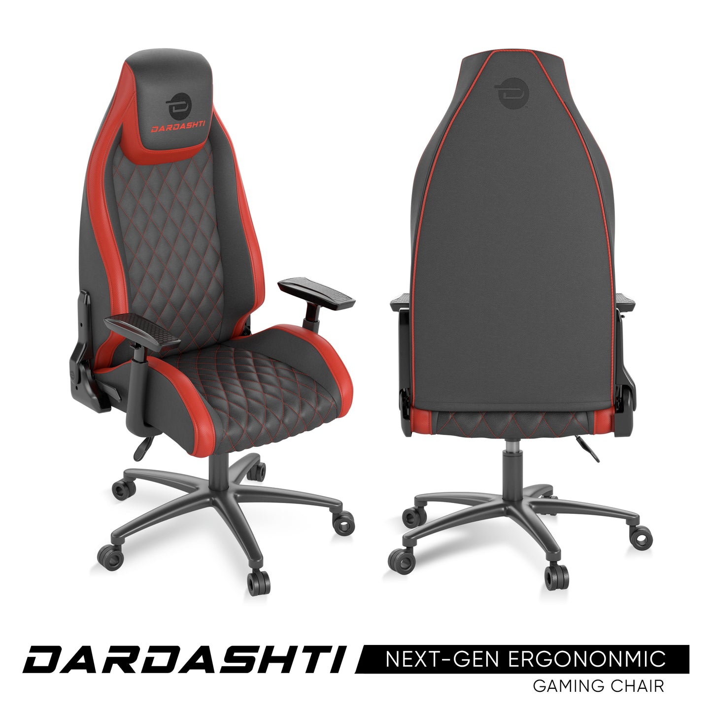 Ultimate Comfort Gaming Chair - Adjustable, Stylish & Sturdy in Red