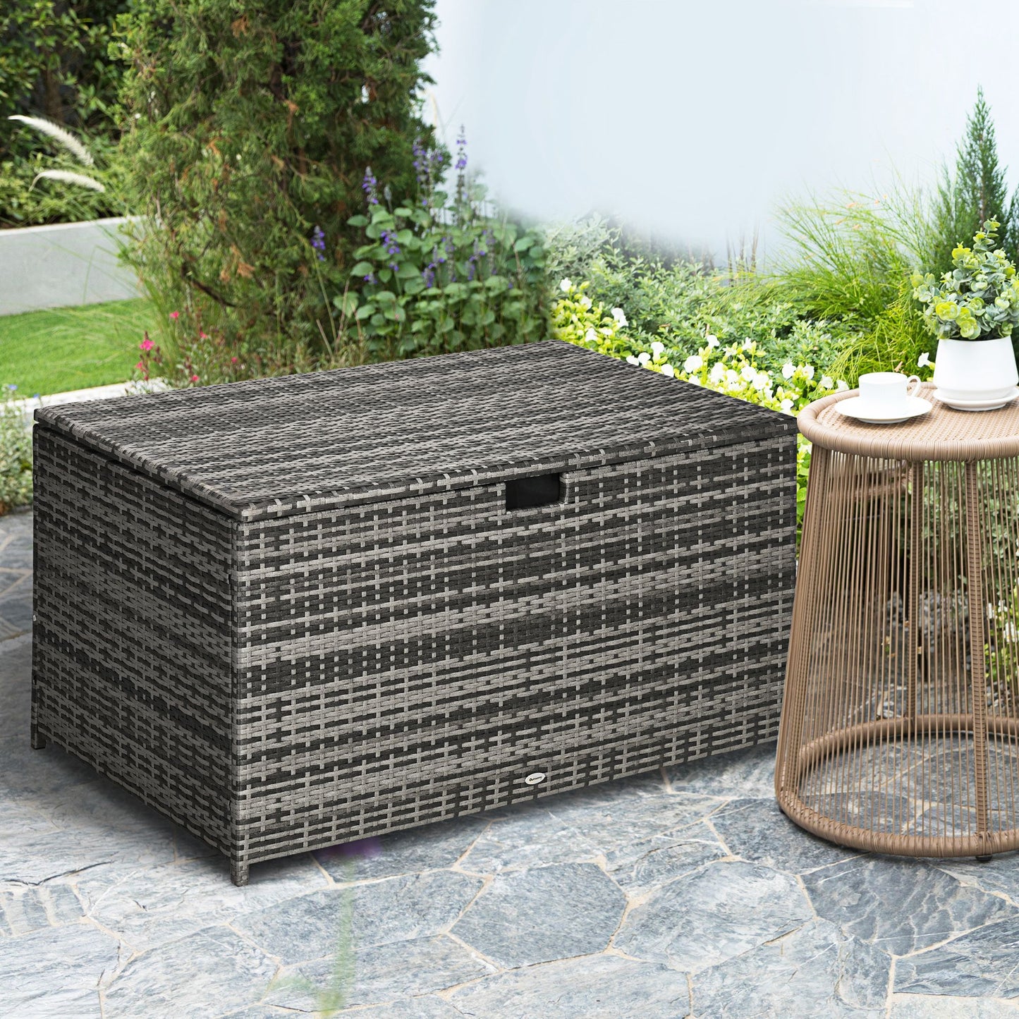 Outsunny Stylish Outdoor Storage Box