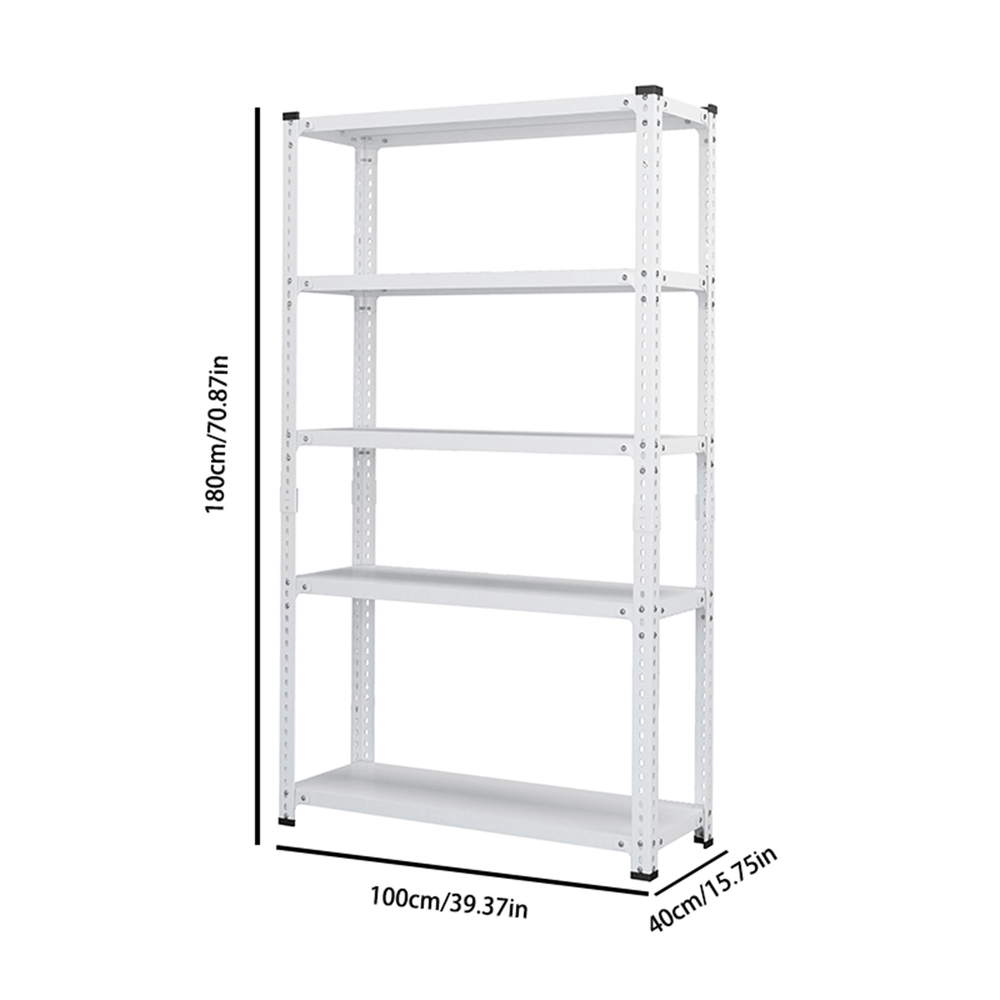 Versatile 5-Tier Storage Rack - Stylish and Strong!