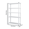 Versatile 5-Tier Storage Rack - Stylish and Strong!