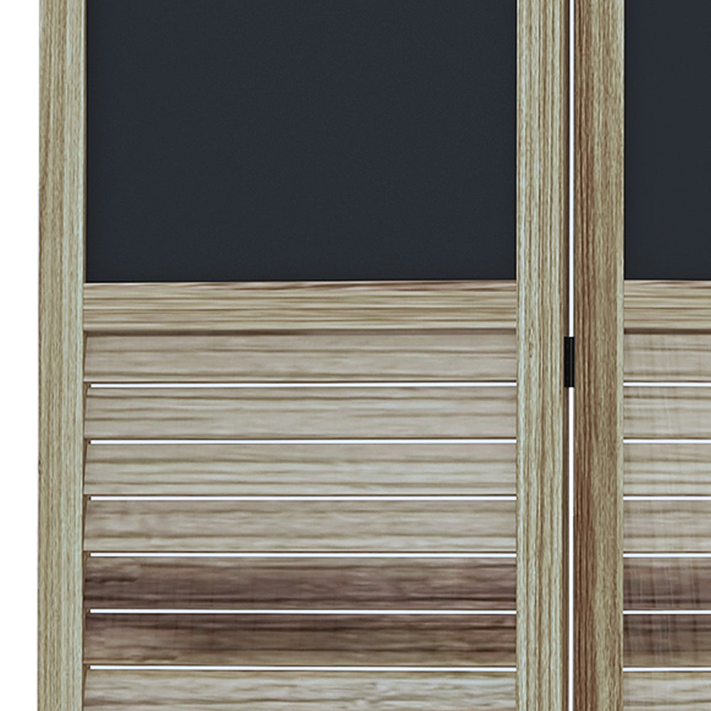 Charming Room Divider with Blackboard - Perfect Privacy Screen for Any Space