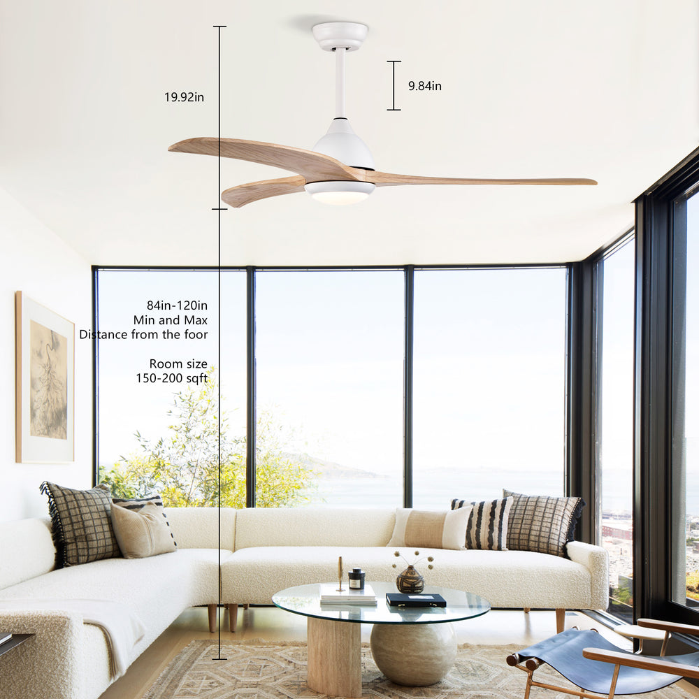 Breezy Bliss Ceiling Fan with Light & Remote