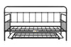 Modern Metal Daybed with Trundle