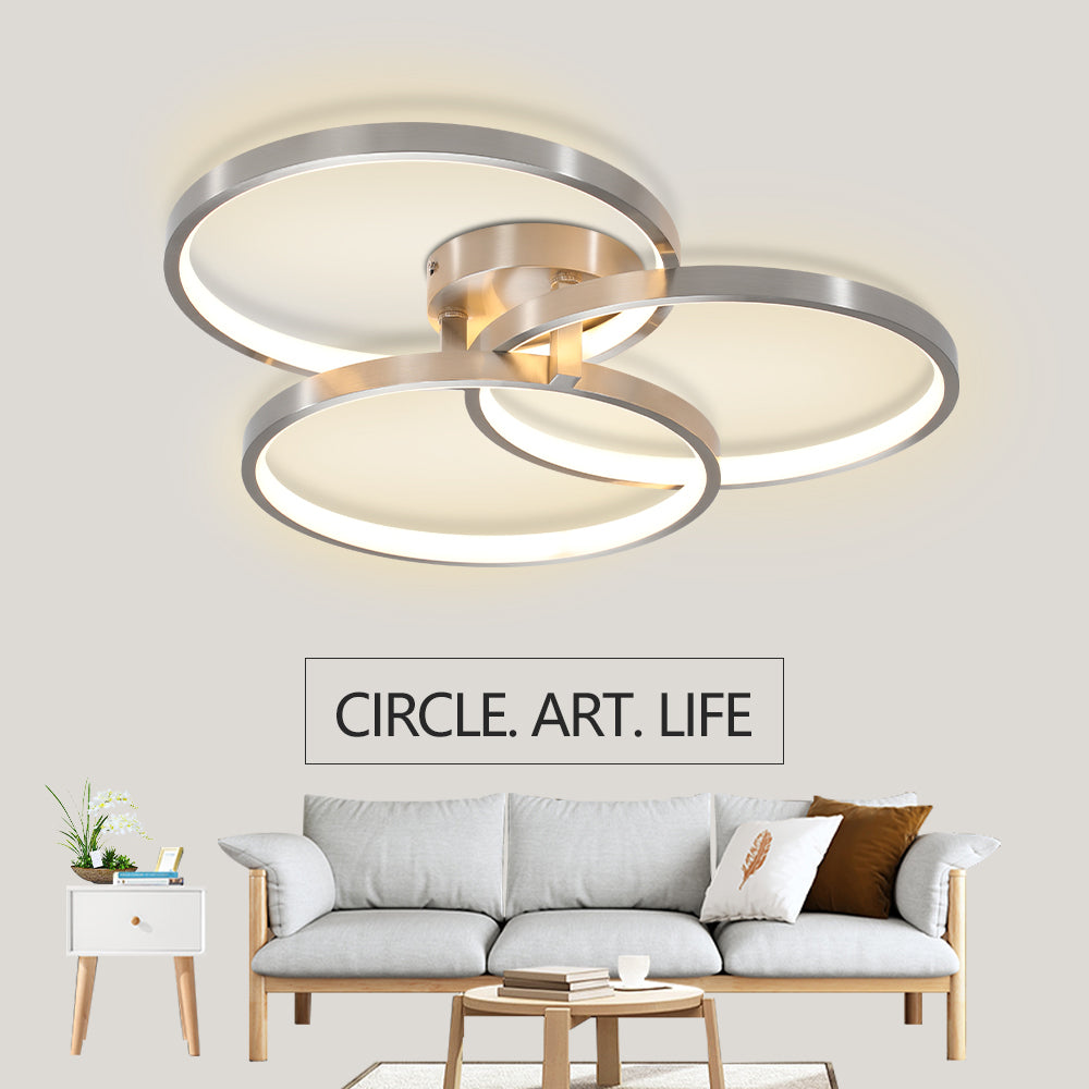 Radiant Ring Semi-Flush Ceiling Light