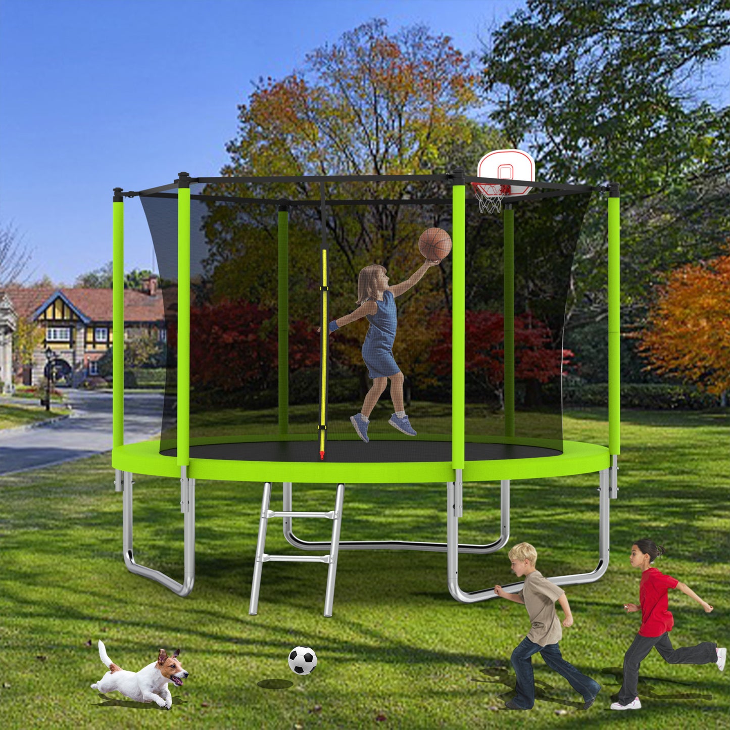 JumpHigh Green Trampoline