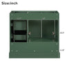 Charming Green Bathroom Vanity Console