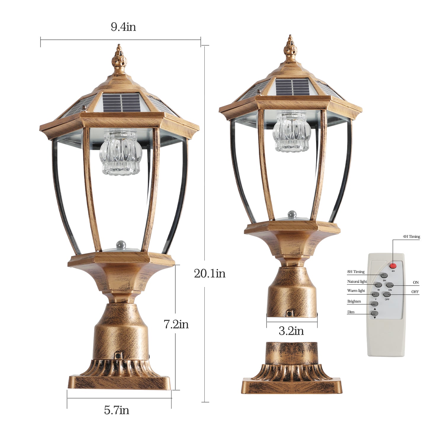 Golden Glow Solar Lanterns