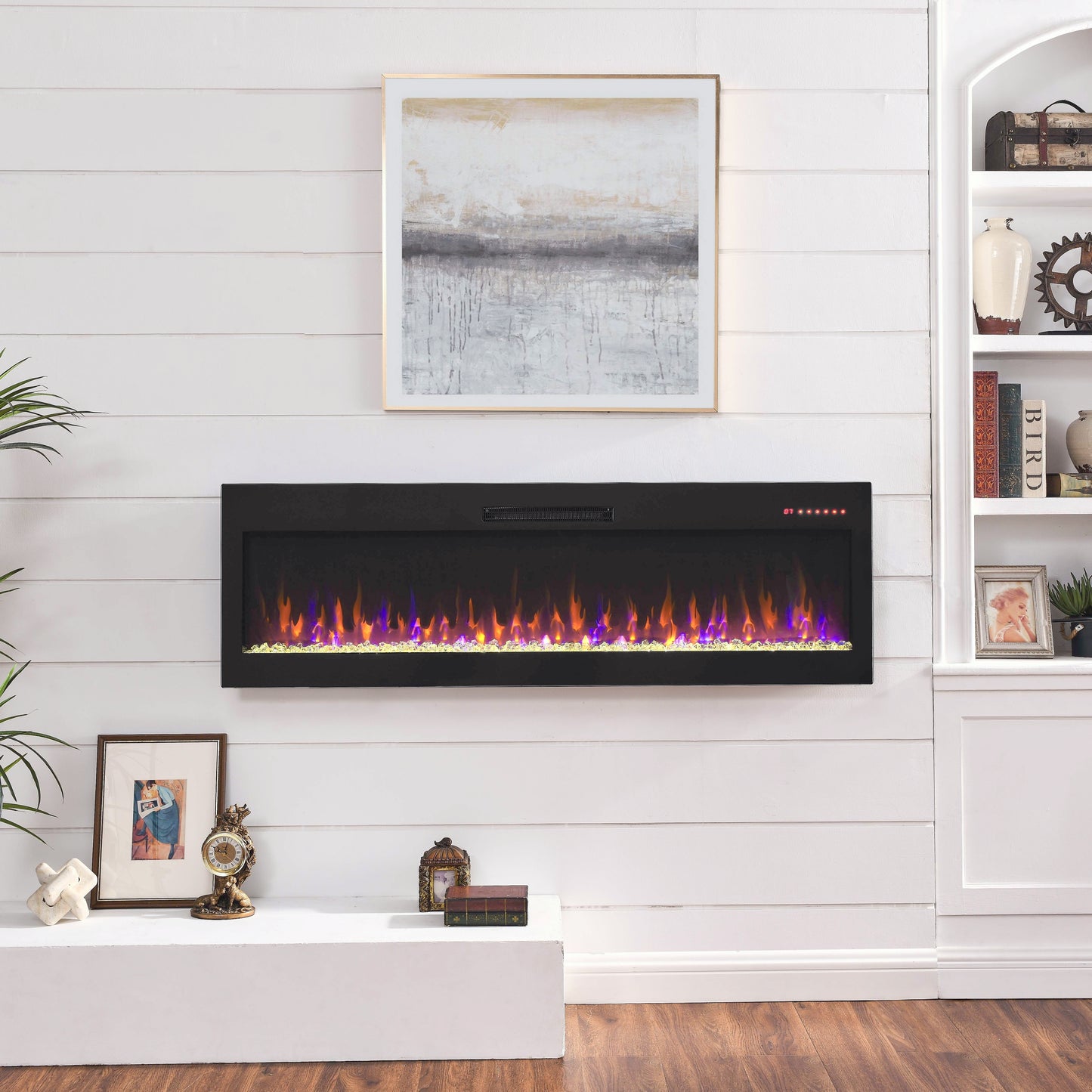 Cozy Wall-Mount Electric Fireplace